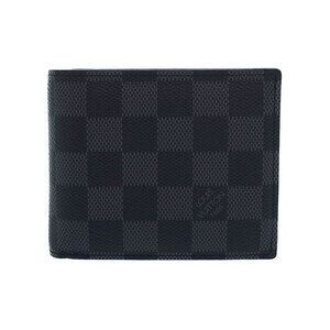 Louis Vuitton Graphite Black Portefeuille Wallet Amerigo NM Bifold